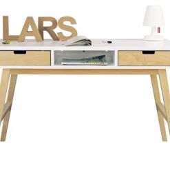 Bopita Bureaux Enfant Bureau Blanc/naturel Excl. 3x Tiroir 358153xx En MDF Et Hêtre -Armoires enfant Soldes bureau blanc naturel excl 3x tiroir 358153xx en mdf et hetre 5