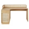 Maisons Du Monde Bureaux Enfant Bureau D'angle 1 Porte 1 Niche Beige Et Cannage En Rotin -Armoires enfant Soldes bureau d angle 1 porte 1 niche beige et cannage en rotin 1000 2 24 226221 1