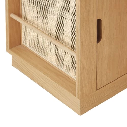 Maisons Du Monde Bureaux Enfant Bureau D'angle 1 Porte 1 Niche Beige Et Cannage En Rotin 5 Maisons Du Monde Bureaux Enfant Bureau D'angle 1 Porte 1 Niche Beige Et Cannage En Rotin – Image 3