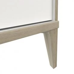 Calicosy Bureaux Enfant Bureau Enfant 1 Porte 1 Tiroir, Blanc Et Gris - L106,6 Cm -Armoires enfant Soldes bureau enfant 1 porte 1 tiroir blanc et gris l106 6 cm 5