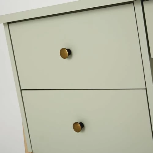 Maisons Du Monde Bureaux Enfant Bureau Enfant 1 Porte 2 Tiroirs Vert Pieds En Chêne 5 Maisons Du Monde Bureaux Enfant Bureau Enfant 1 Porte 2 Tiroirs Vert Pieds En Chêne – Image 3