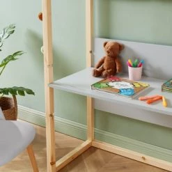 Baita Bureaux Enfant Bureau Enfant Cabane Gris évolutif -Armoires enfant Soldes bureau enfant cabane gris evolutif 2