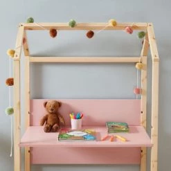 Baita Bureaux Enfant Bureau Enfant Cabane Rose évolutif 11 Baita Bureaux Enfant Bureau Enfant Cabane Rose évolutif -Armoires enfant Soldes bureau enfant cabane rose evolutif 3