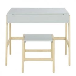 Maisons Du Monde Bureaux Enfant Bureau Et Tabouret Enfant Vert Clair Et Pin