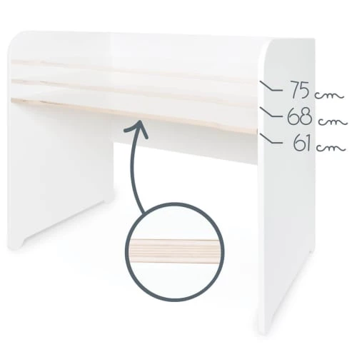 Wookids Bureaux Enfant Bureau évolutif 4 Wookids Bureaux Enfant Bureau évolutif – Image 2