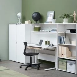 Flexa Bureaux Enfant Bureau évolutif Blanc -Armoires enfant Soldes bureau evolutif blanc 20