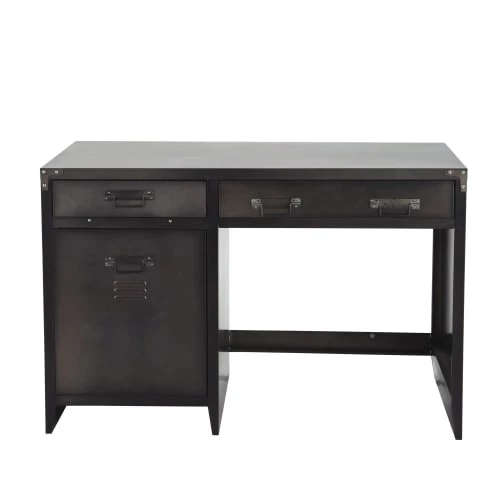 Maisons Du Monde Bureaux Enfant Bureau Indus 2 Tiroirs 1 Porte En Métal Noir 3 Maisons Du Monde Bureaux Enfant Bureau Indus 2 Tiroirs 1 Porte En Métal Noir