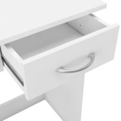 Terre De Nuit Bureaux Enfant Bureau Junior 1 Tiroir En Bois Blanc Mat -Armoires enfant Soldes bureau junior 1 tiroir en bois blanc mat 3