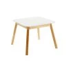 Wadiga Bureaux Enfant Bureau Table Enfant Bois Et Blanc 55x55x45cm -Armoires enfant Soldes bureau table enfant bois et blanc 55x55x45cm
