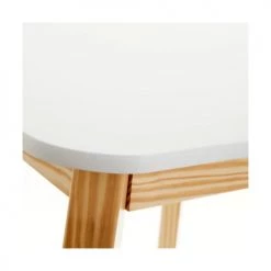 Wadiga Bureaux Enfant Bureau Table Enfant Bois Et Blanc 55x55x45cm -Armoires enfant Soldes bureau table enfant bois et blanc 55x55x45cm 2