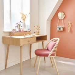 Maisons Du Monde Bureaux Enfant Bureau Vintage 1 Tiroir Avec Boîtes De Rangement Amovibles -Armoires enfant Soldes bureau vintage 1 tiroir avec boites de rangement amovibles 1000 5 35 215531 7