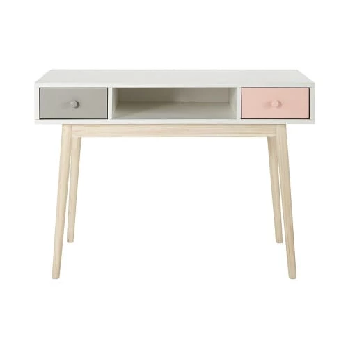 Maisons Du Monde Bureaux Et Meubles Secrétaires Bureau Vintage Blanc 2 Tiroirs Gris Et Rose 3 Maisons Du Monde Bureaux Et Meubles Secrétaires Bureau Vintage Blanc 2 Tiroirs Gris Et Rose