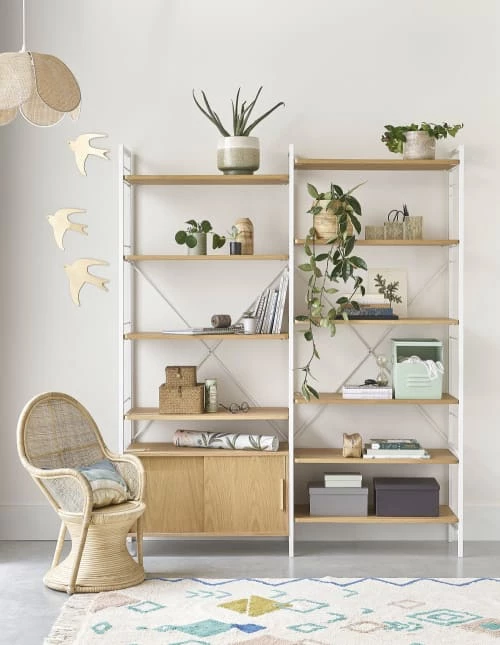 Maisons Du Monde Bibliothèques Et étagères Enfant Caisson Modulable En Placage Chêne 8 Maisons Du Monde Bibliothèques Et étagères Enfant Caisson Modulable En Placage Chêne – Image 6