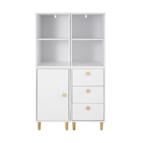Maisons Du Monde Bureaux Enfant Caisson Pour Bureau Modulable 1 Porte Blanc 5 Maisons Du Monde Bureaux Enfant Caisson Pour Bureau Modulable 1 Porte Blanc – Image 3