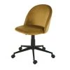 Maisons Du Monde Chaises De Bureau Enfant Chaise De Bureau à Roulettes En Velours Jaune Moutarde Et Métal Noir 1 Maisons Du Monde Chaises De Bureau Enfant Chaise De Bureau à Roulettes En Velours Jaune Moutarde Et Métal Noir -Armoires enfant Soldes chaise de bureau a roulettes en velours jaune moutarde et metal noir 1000 12 18 225313 1