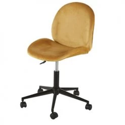 Maisons Du Monde Chaises De Bureau Enfant Chaise De Bureau à Roulettes Jaune Et Métal Noir