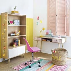 Armoires enfant Soldes -Armoires enfant Soldes chaise de bureau a roulettes rose 1000 1 33 134964 12