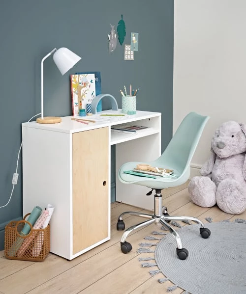 Maisons Du Monde Chaises De Bureau Enfant Chaise De Bureau à Roulettes Verte 7 Maisons Du Monde Chaises De Bureau Enfant Chaise De Bureau à Roulettes Verte – Image 5