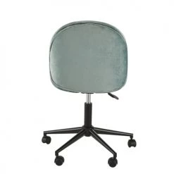 Maisons Du Monde Chaises De Bureau Enfant Chaise De Bureau à Roulettes Verte Et Métal Noir -Armoires enfant Soldes chaise de bureau a roulettes verte et metal noir 1000 12 12 225143 4