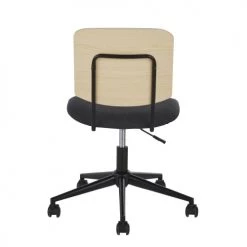 Maisons Du Monde Chaises De Bureau Enfant Chaise De Bureau Réglable Gris Anthracite Et Peuplier à Roulettes -Armoires enfant Soldes chaise de bureau reglable gris anthracite et peuplier a roulettes 1000 9 23 216011 7