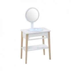 Micuna Bureaux Enfant Coiffeuse Enfant 2 En 1 Blanche