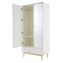 Maisons Du Monde Rangements Ados Dressing 2 Portes 1 Tiroir Blanc 10 Maisons Du Monde Rangements Ados Dressing 2 Portes 1 Tiroir Blanc -Armoires enfant Soldes dressing 2 portes 1 tiroir blanc 1000 4 36 170514 3
