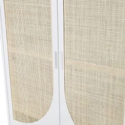 Maisons Du Monde Armoires Enfant Dressing 2 Portes Battantes Blanc Cannage En Rotin Beige -Armoires enfant Soldes dressing 2 portes battantes blanc cannage en rotin beige 1000 8 13 226210 3