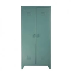 Maisons Du Monde Armoires Enfant Dressing 2 Portes En Métal Vert Foncé