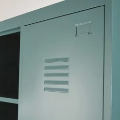 Maisons Du Monde Armoires Enfant Dressing 2 Portes En Métal Vert Foncé -Armoires enfant Soldes dressing 2 portes en metal vert fonce 1000 2 38 205940 3