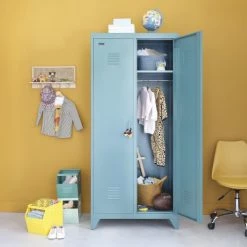 Maisons Du Monde Armoires Enfant Dressing 2 Portes En Métal Vert Foncé -Armoires enfant Soldes dressing 2 portes en metal vert fonce 1000 2 38 205940 5
