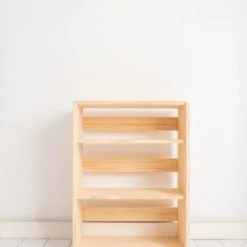 Crochetts Bibliothèques Et étagères Enfant Étagère à Livres Montessori Blanca Pin Naturel -Armoires enfant Soldes etagere a livres montessori blanca pin naturel 1