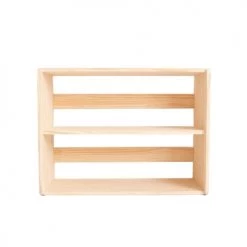 Crochetts Bibliothèques Et étagères Enfant Étagère à Livres Montessori Mara Pin Naturel