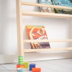Crochetts Bibliothèques Et étagères Enfant Étagère à Livres Montessori Vega Pin Naturel -Armoires enfant Soldes etagere a livres montessori vega pin naturel 3