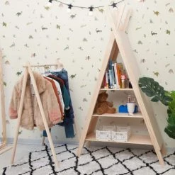 RNT By Really Nice Things Bibliothèques Et étagères Enfant Étagère Bibliothèque En Pin Massif Couleur Naturel Forme De Tipi 11 RNT By Really Nice Things Bibliothèques Et étagères Enfant Étagère Bibliothèque En Pin Massif Couleur Naturel Forme De Tipi -Armoires enfant Soldes etagere bibliotheque en pin massif couleur naturel forme de tipi 3