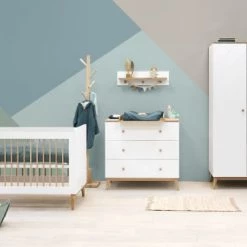 Bopita Bibliothèques Et étagères Enfant Étagère Blanc Chêne -Armoires enfant Soldes etagere blanc chene 3