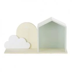 Maisons Du Monde Bibliothèques Et étagères Enfant Etagère Bleue, Beige Et Blanche