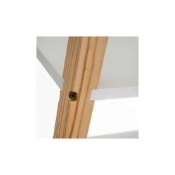 Wadiga Bibliothèques Et étagères Enfant Étagère Chambre Enfant 3 étages Blanc Et Bois - 60x30x76cm -Armoires enfant Soldes etagere chambre enfant 3 etages blanc et bois 60x30x76cm 2