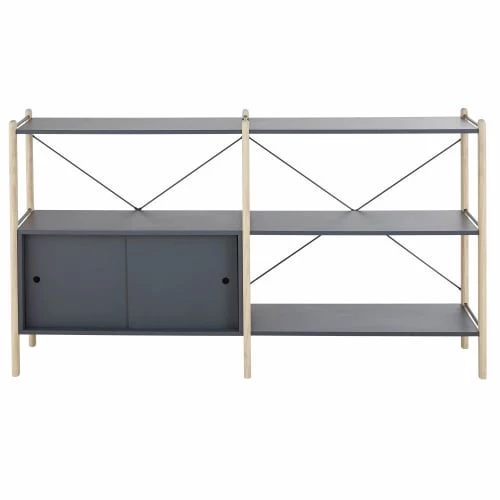 Maisons Du Monde Bibliothèques Et étagères Enfant Etagère Double 2 Portes Gris Anthracite 3 Maisons Du Monde Bibliothèques Et étagères Enfant Etagère Double 2 Portes Gris Anthracite