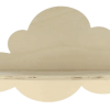 Artemio Bibliothèques Et étagères Enfant Étagère En Bois Enfant Nuage L39cm
