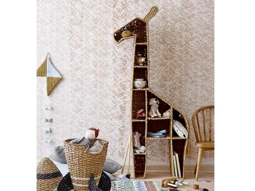 Maison Et Styles Bibliothèques Et étagères Enfant Etagère Girafe 46x25,5x148 Cm En Rotin Naturel 7 Maison Et Styles Bibliothèques Et étagères Enfant Etagère Girafe 46x25,5x148 Cm En Rotin Naturel – Image 5