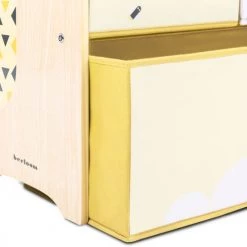 Beeloom Bibliothèques Et étagères Enfant Etagère Multifonctionnelle Pour Enfants En Bois Naturel Jaune 10 Beeloom Bibliothèques Et étagères Enfant Etagère Multifonctionnelle Pour Enfants En Bois Naturel Jaune -Armoires enfant Soldes etagere multifonctionnelle pour enfants en bois naturel jaune 2