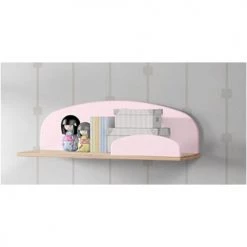 Vipack Bibliothèques Et étagères Enfant Étagère Murale 65 Cm Vieux Rose -Armoires enfant Soldes etagere murale 65 cm vieux rose 3
