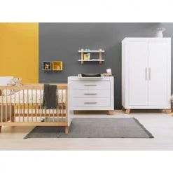 Bopita Bibliothèques Et étagères Enfant Étagère Murale Blanc Naturel -Armoires enfant Soldes etagere murale blanc naturel 3