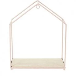 The Home Deco Factory Bibliothèques Et étagères Enfant Étagères Filaires Maison Rose - Lot De 3 -Armoires enfant Soldes etageres filaires maison rose lot de 3 1