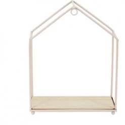 The Home Deco Factory Bibliothèques Et étagères Enfant Étagères Filaires Maison Rose - Lot De 3 -Armoires enfant Soldes etageres filaires maison rose lot de 3 2