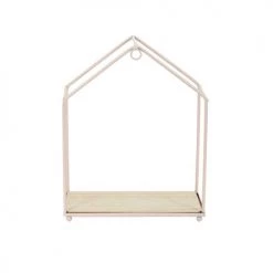 The Home Deco Factory Bibliothèques Et étagères Enfant Étagères Filaires Maison Rose - Lot De 3 -Armoires enfant Soldes etageres filaires maison rose lot de 3 4