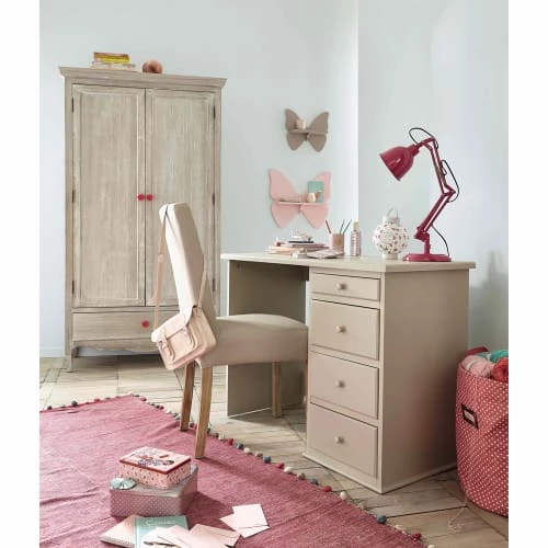 Maisons Du Monde Bibliothèques Et étagères Enfant Étagères Murales Papillons Rose Et Taupe (x2) 4 Maisons Du Monde Bibliothèques Et étagères Enfant Étagères Murales Papillons Rose Et Taupe (x2) – Image 2
