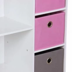 Alice's Garden Bibliothèques Et étagères Enfant Meuble De Rangement Pour Enfant, Blanc -Armoires enfant Soldes meuble de rangement pour enfant blanc 22