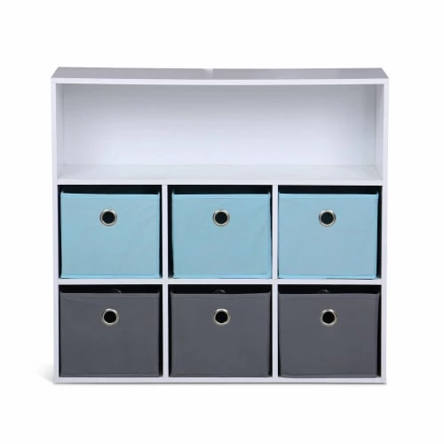 Alice's Garden Bibliothèques Et étagères Enfant Meuble De Rangement Pour Enfant, Blanc 4 Alice's Garden Bibliothèques Et étagères Enfant Meuble De Rangement Pour Enfant, Blanc – Image 2