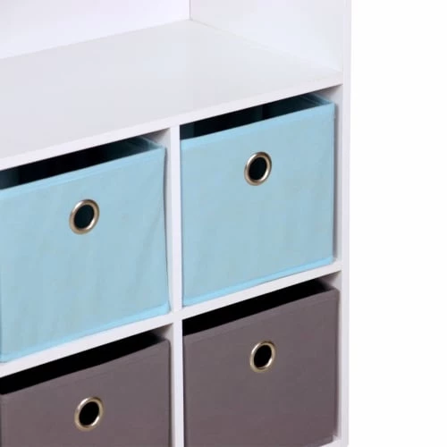 Alice's Garden Bibliothèques Et étagères Enfant Meuble De Rangement Pour Enfant, Blanc 6 Alice's Garden Bibliothèques Et étagères Enfant Meuble De Rangement Pour Enfant, Blanc – Image 4